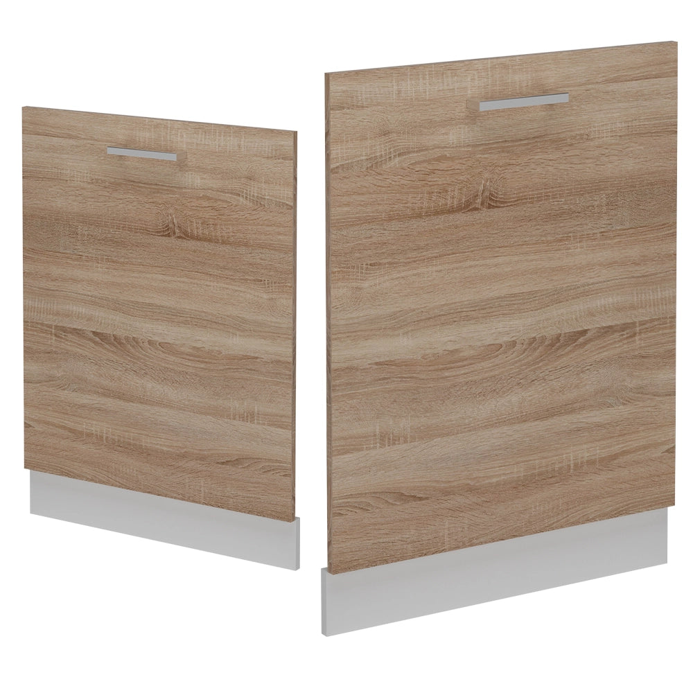 Pannello frontale della lavastoviglie R-Line Sonoma/Bianco 60 cm senza piano di lavoro Vicco