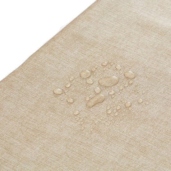 Tappeto per tavolo in PVC impermeabile e pulito - Dimensioni rettangolari 78x55 pollici - Beige 200x140cm