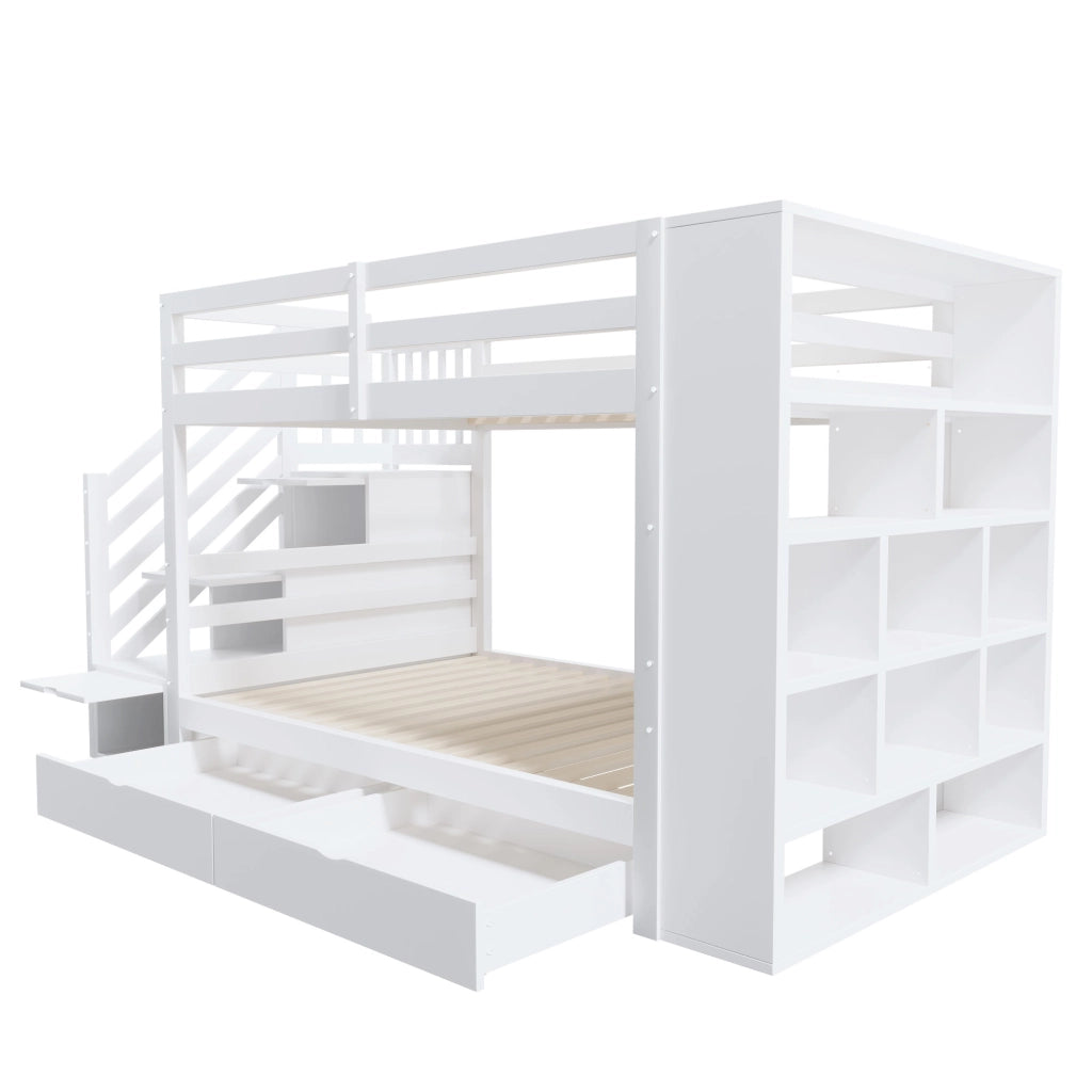 LETTO A CASTELLO 90x200 cm Legno Bianco