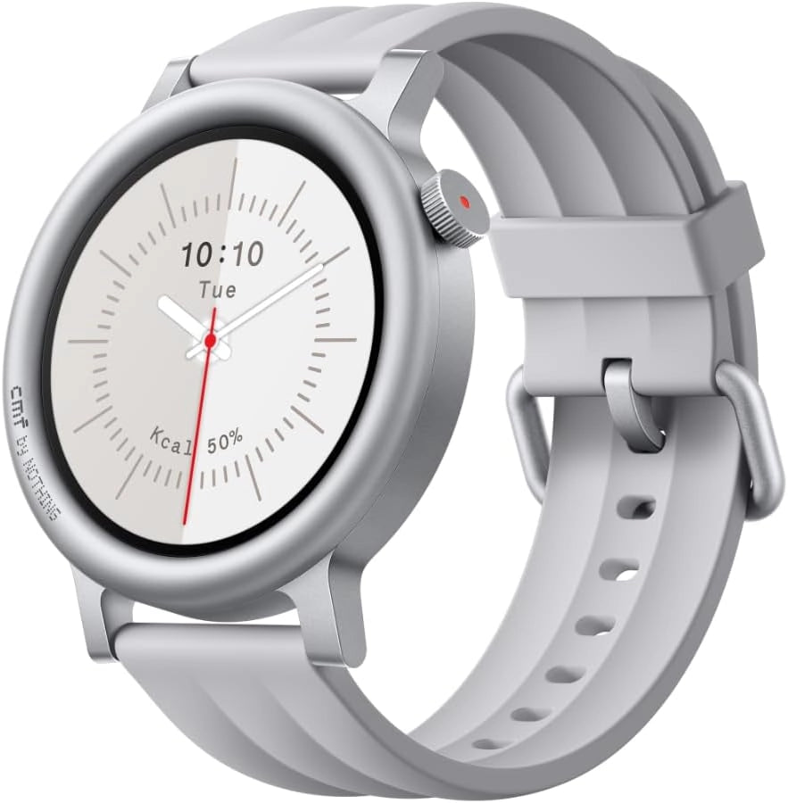 CMF Watch 3 Pro – Smartwatch con Display AMOLED da 1,43", 13 giorni di autonomia, Dual-band GPS integrato, chiamate Bluetooth e monitoraggio della frequenza cardiaca – Grigio scuro
