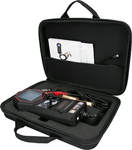 KS TOOLS 550.1649 Tester digitale per batterie 12V 24V con stampante integrata controllo stato batteria e sistema di carica colore Nero