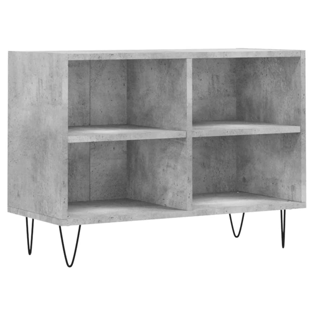 Mobile TV multimediale scaffale TV credenza mobile TV sala da pranzo soggiorno camera da letto 69,5 x 30 x 50 cm legno ingegnerizzato grigio 02_0026170
