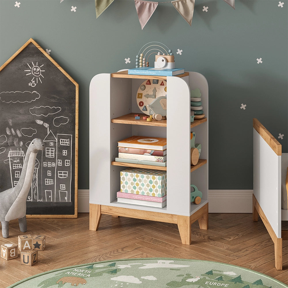 Vitalispa Libreria bambini Bianco/Artisan 60 x 88 cm con 9 scomparti