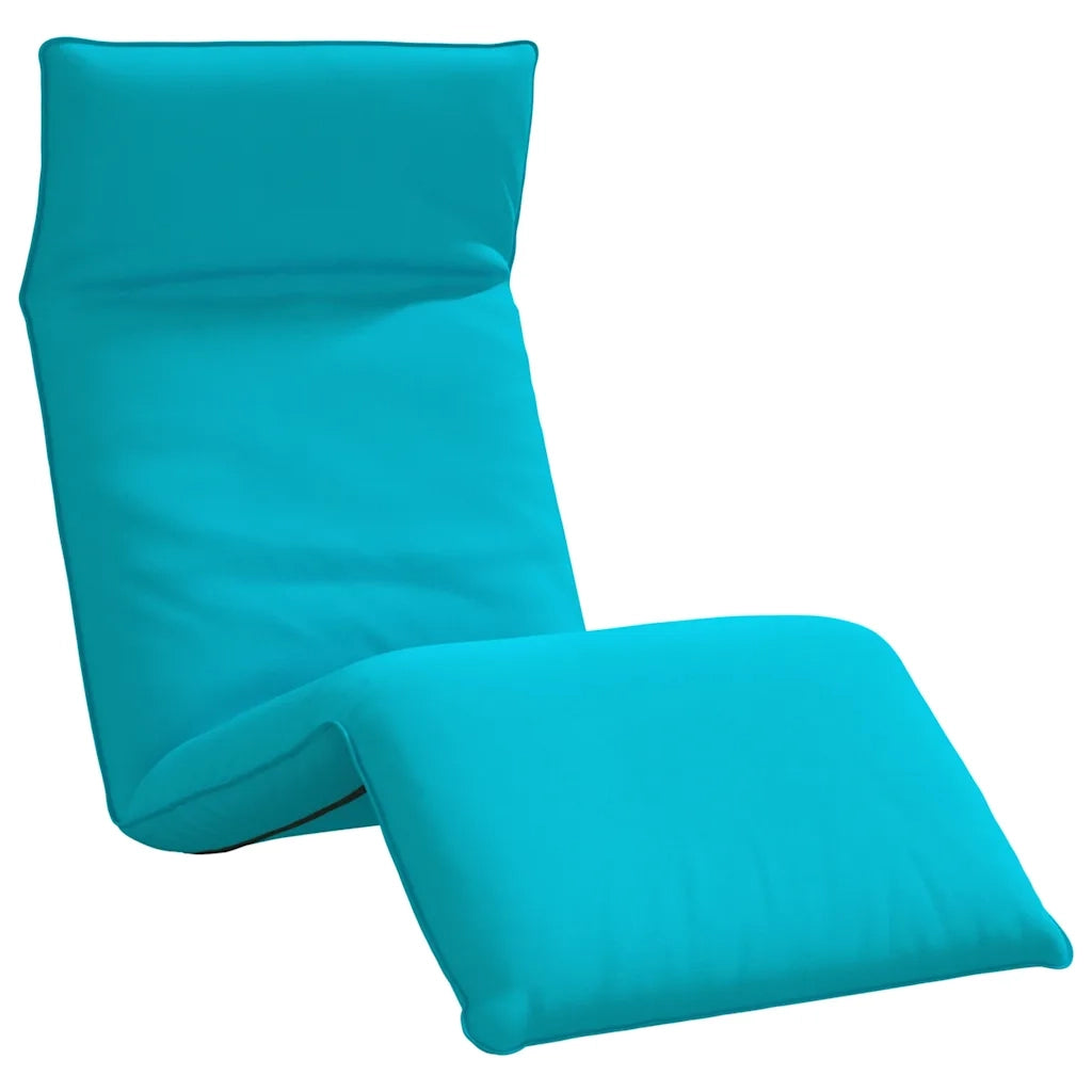Lettino Pieghevole Turchese 175x54x8,5 cm in Tessuto Oxford 4019767