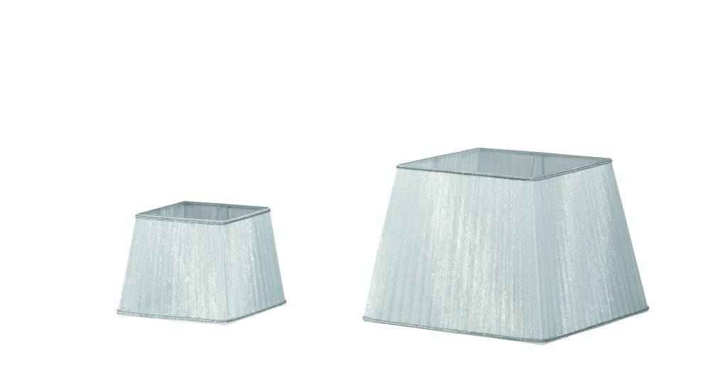 LUME GRANDE CHERUBINI BIANCO E CROMO CON PARALUME BIANCO L.33CM ATTACCO 1 LUCE E27