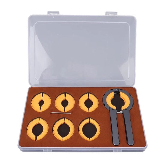 Apri Anelli di Cintura Professionale - Kit di Attrezzi per Orologi - Riparazione Orologi - Cassetto di Ricarica in Plastica - Sostenibile - Adattabile