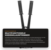 Tritacoda portatile - Multifunzionale tagliente - Attrezzo in acciaio inossidabile - Manico antiscivolo - Efficiente e rapido - Lame regolabili - Taglio di erba
