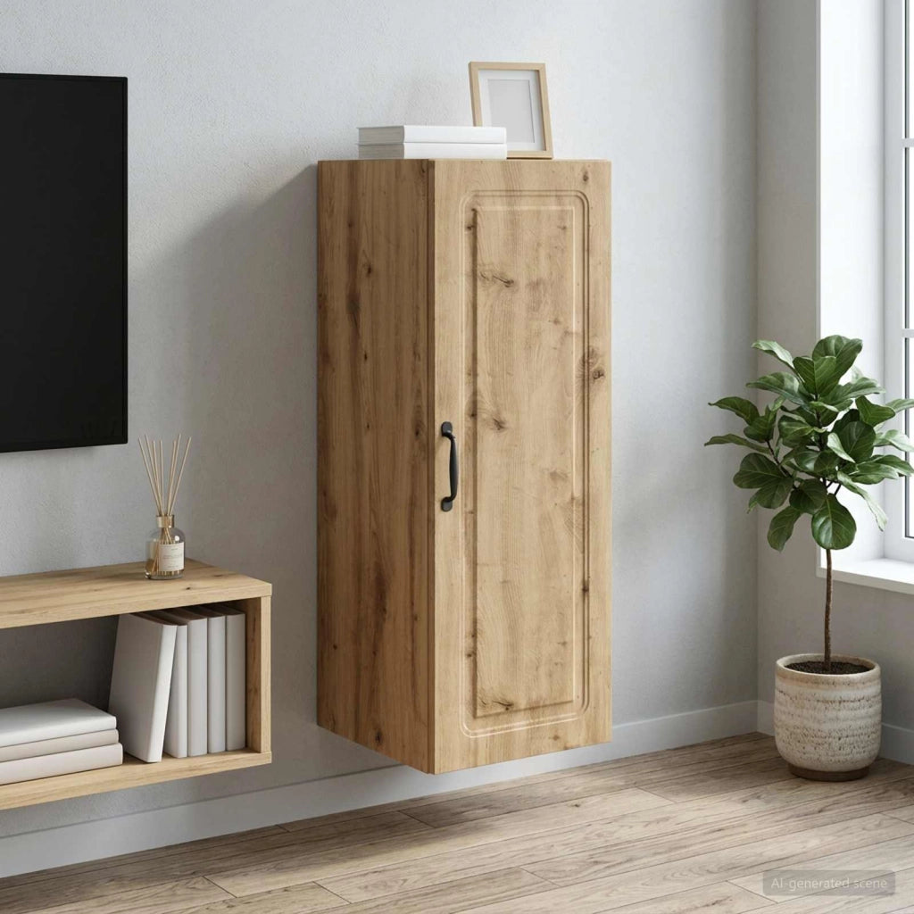 Mobiletto a muro 33 x 34,5 x 90 cm Legno ingegnerizzato 899274