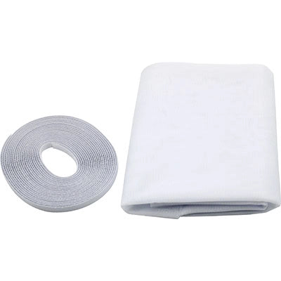 ZANZARIERA FINESTRA A STRAPPO EFFE - POLIESTERE BIANCO CM 130 H.CM 150- 5 pezzi