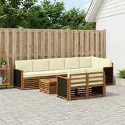 Set divani Legno di Acacia Massello 3384521