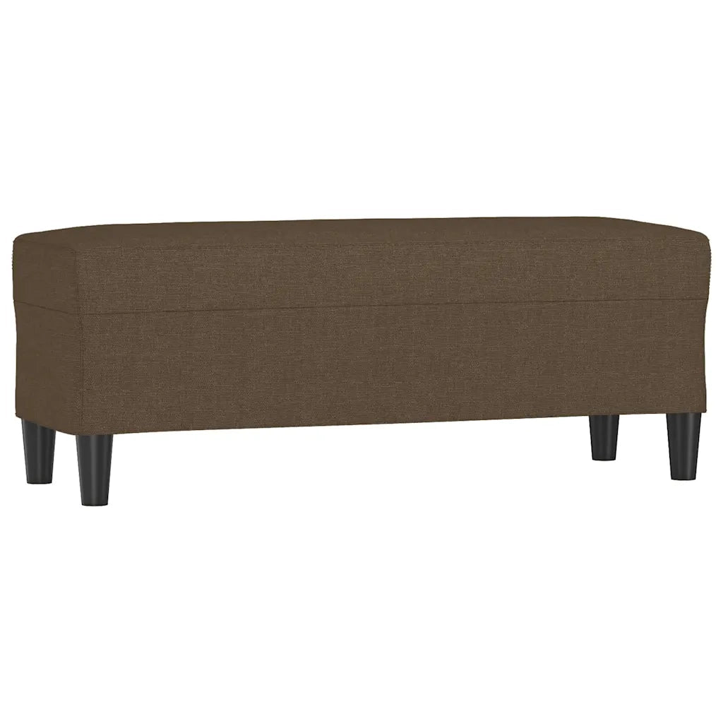 Panca Marrone 100x35x41 cm in Tessuto