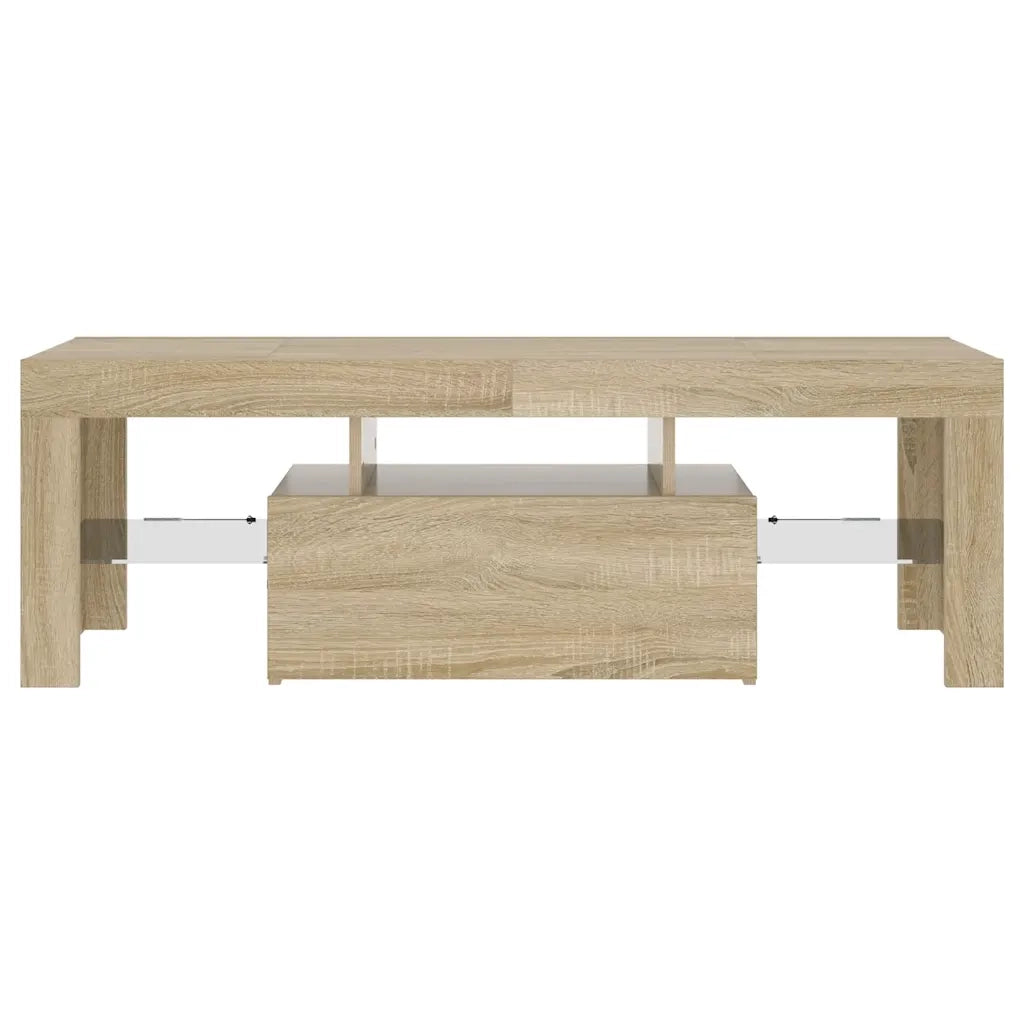 Mobile TV | Armadietto TV | Mobile Porta TV con Luci LED Rovere Sonoma 120x35x40 cm