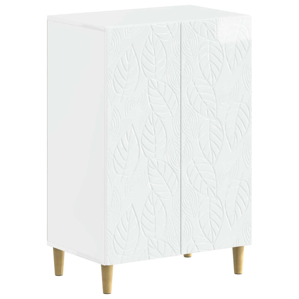 Mobile per scarpe DELFT 59,5 x 39,5 x 90 cm Bianco Lucido 897089