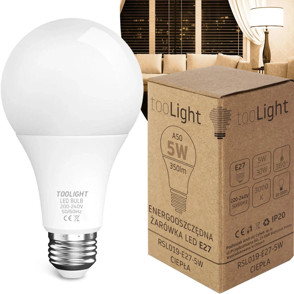 Bulbo Led Rsl019 E27 5w Warm