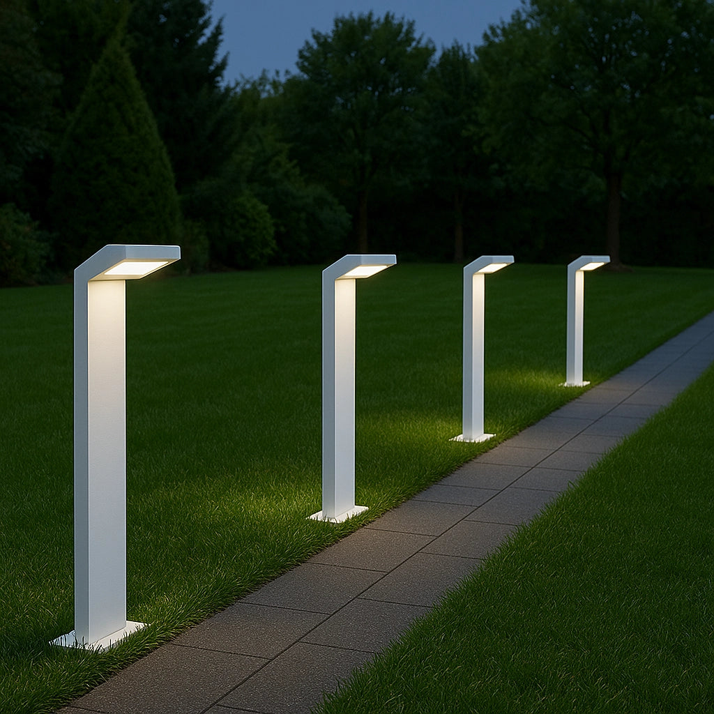 LAMPIONCINO PALO A LED DA GIARDINO GIARDINO 10W LUCE NATURALE 4000K° - ILLUMINAZIONE ESTERNA IP54 DESIGN MODERNO E RESISTENTE