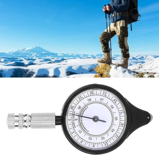 Strumento di mappatura esterno con misuratore di distanza e calcolatrice - ruota metallica e taglia carta - strumento di mappatura per geocacher - appassionati di outdoor.