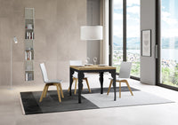 Tavolo Allungabile 90-180x90x78/80 cm Paxon Libra Quercia Naturale