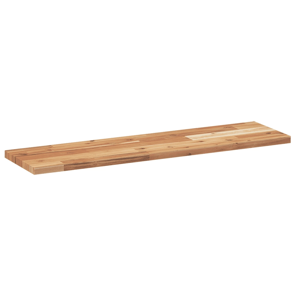 vidaXL Mensole da Parete 2 pz 100x20x2 cm Legno Acacia Rifinito a Olio