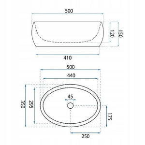 Lavabo Da Appoggio Basaro Aurora