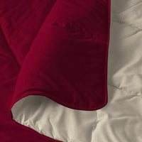 Piumino 1 Piazza e Mezzo Invernale in Microfibra 200gr Doubleface Falun/Crema