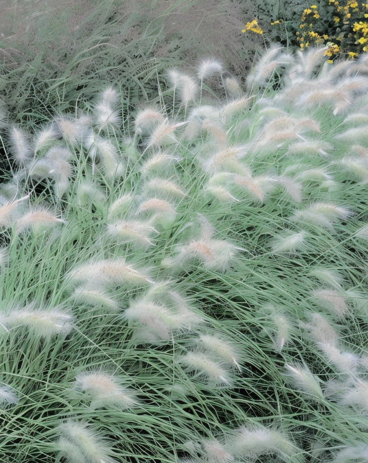 Gardenaria Pennisetum villosum - Graminacea ornamentale da esterno Altezza: 40 cm (vaso 17)