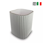 Contenitore multiuso Colore: Bianco, Materiale: Cartone ondulato, certificato FSC
