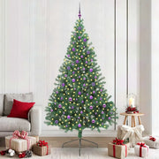 Albero di Natale artificiale con luci integrate Verde 240 cm 3397043