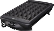 Grill elettrico con strato antiscivolo per interni - Dimensioni extra grandi, Nero, 38,1 x 25,4 cm