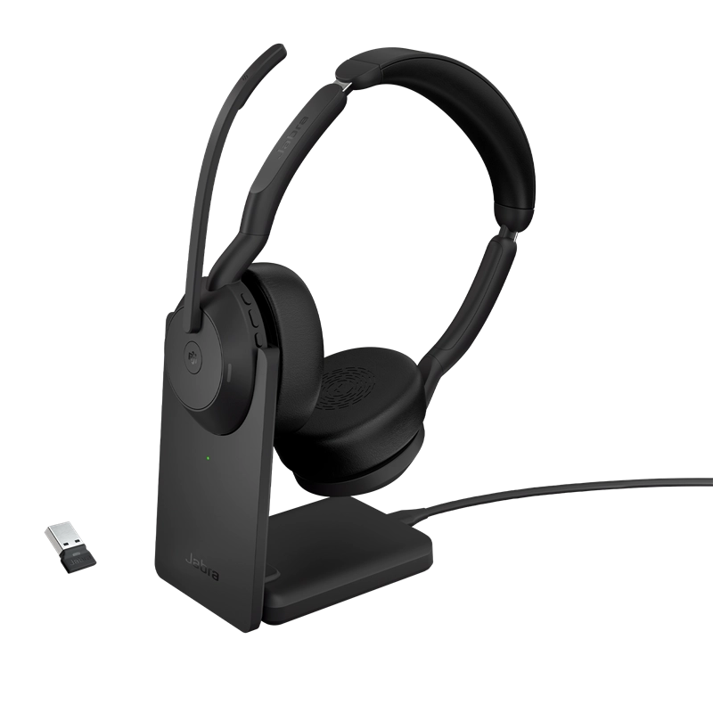 ORIGINAL Jabra Accessori per computer nero 25599-999-989 Headset Evolve2 55 MS Stereo