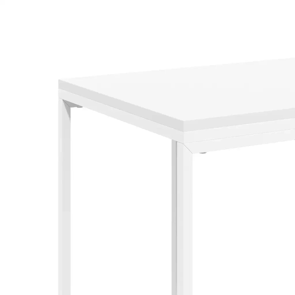 Tavolino da Salotto Bianco 40x30x59 cm in Legno Multistrato 336131