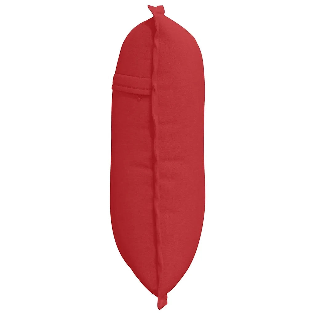 Cuscino per Schiena | Cuscino dorsale Rosso 50 x 19 x 45 cm Tessuto