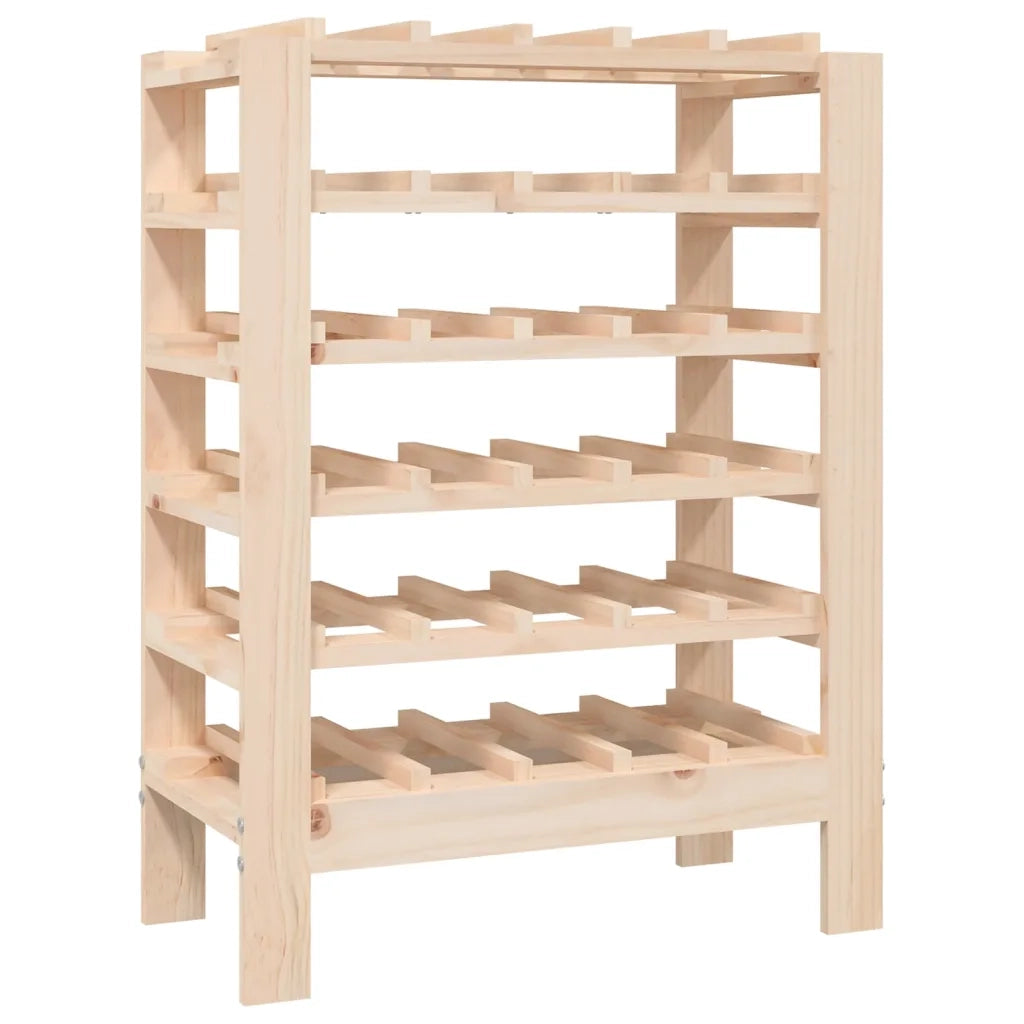 Portavini 61,5x30x82 cm in Legno Massello di Pino CFW1911411
