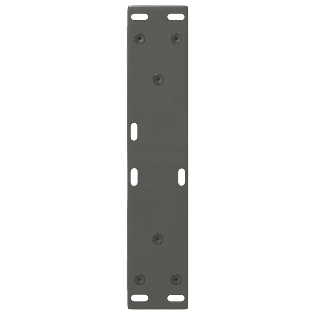 Gambe per tavolino 2 pz-Set di 2 Gamba per Tavolo Antracite 40x(30-31,3) cm Acciaio