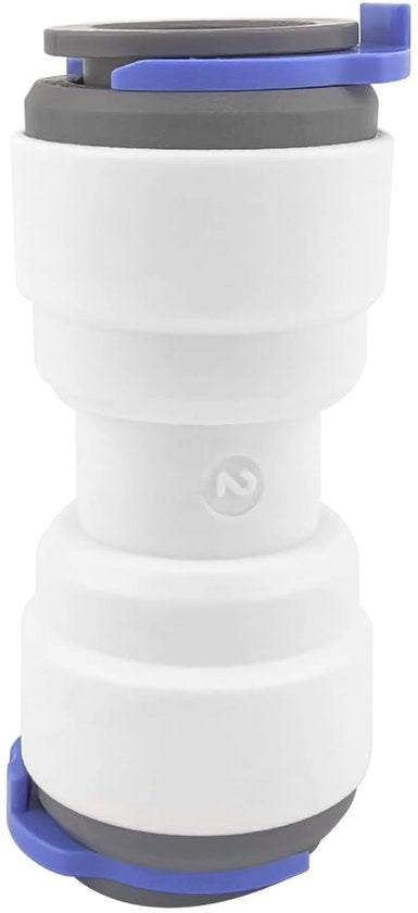 Connettore per Filtro Acqua - 1/2" Aderenza Rapida - Sigillatura Doppia - Resistente alla Pressione - Materiale POM di Alta Qualità - Connettore Imprigionato per Filtro Acqua
