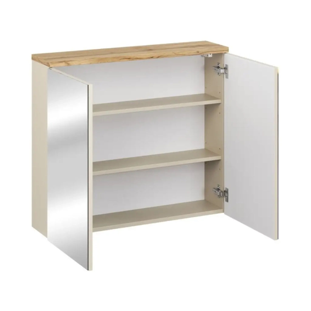 Mobile da arredo ERMANO con porte a specchio - L80 x H70 x P20 - Da appendere