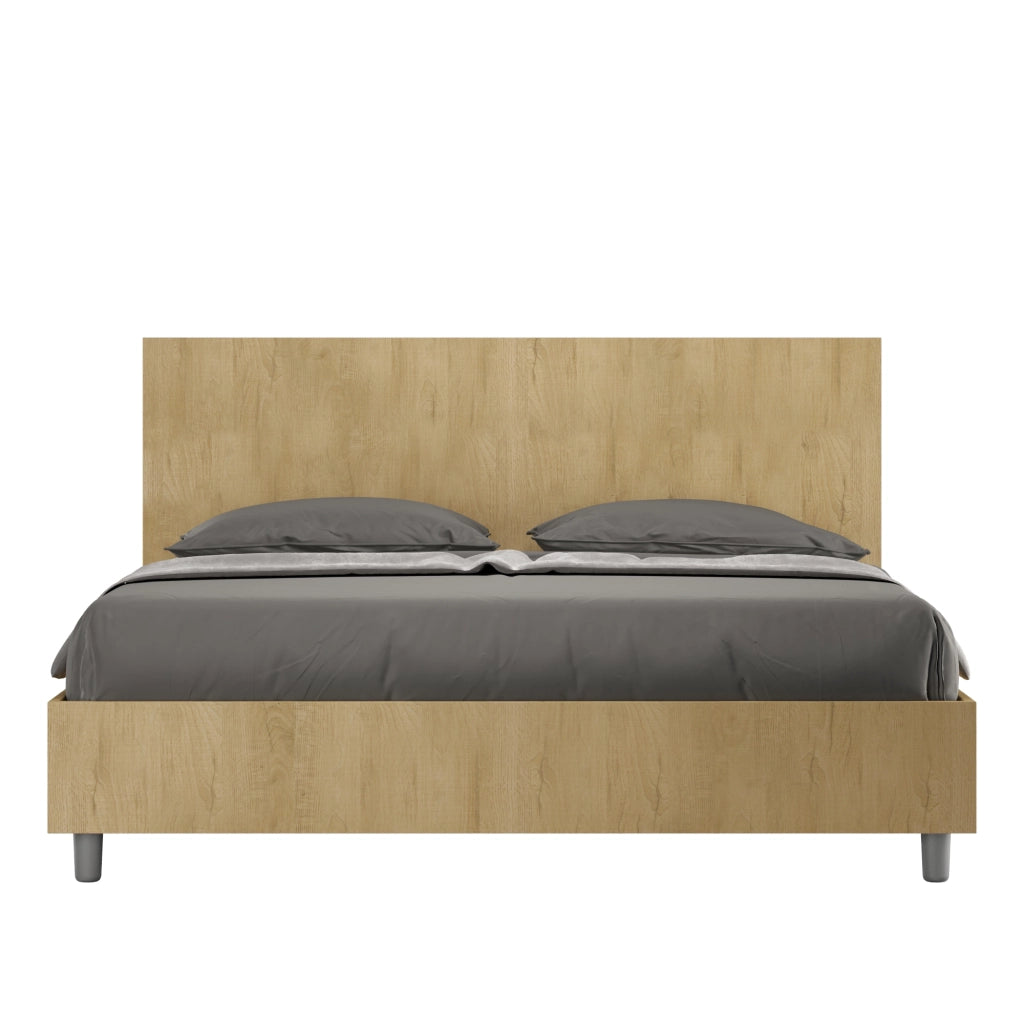 BS COM Letto matrimoniale senza rete 160x200 quercia