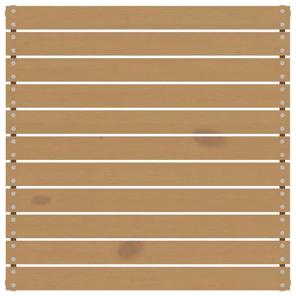 Set Divani da Giardino 3 pz con Cuscini Crema Massello di Pino 806673