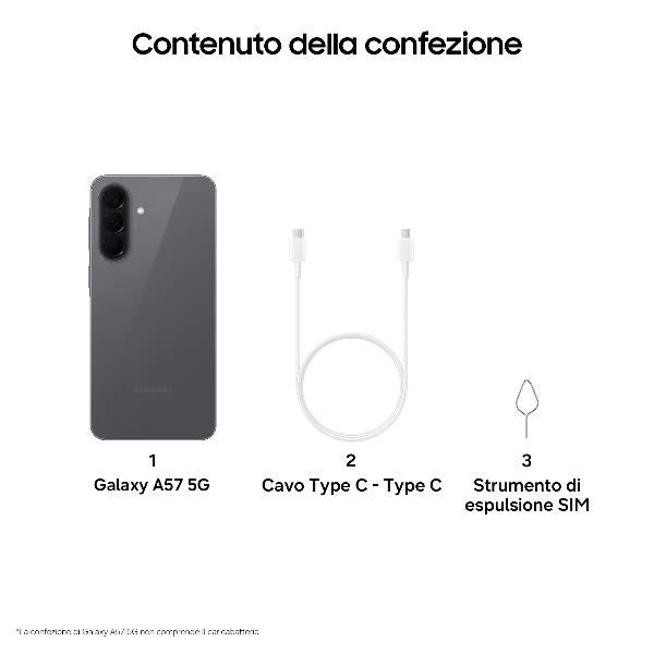 Galaxy a57 8+128gb gray ee - SM-A576BZABEEE