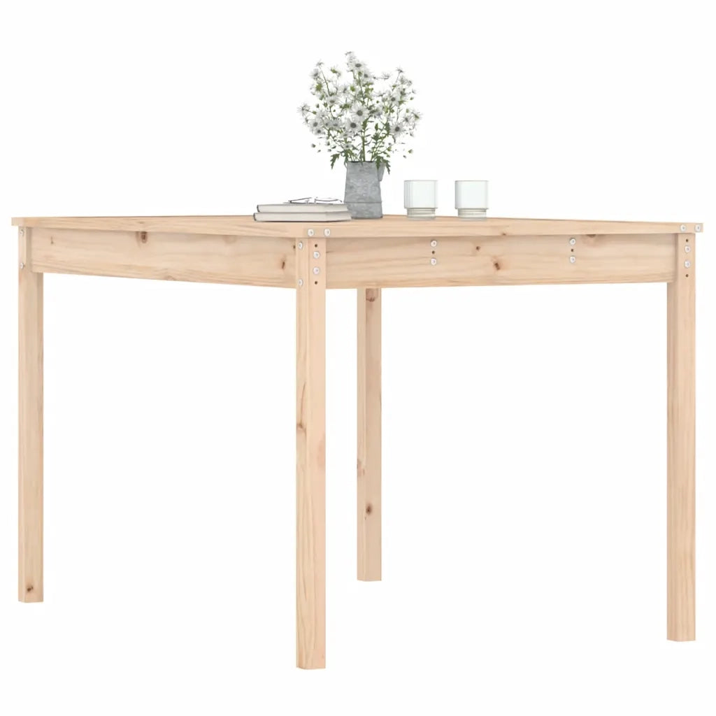 Tavolo da Giardino 121x82,5x76 cm in Legno Massello di Pino 823969