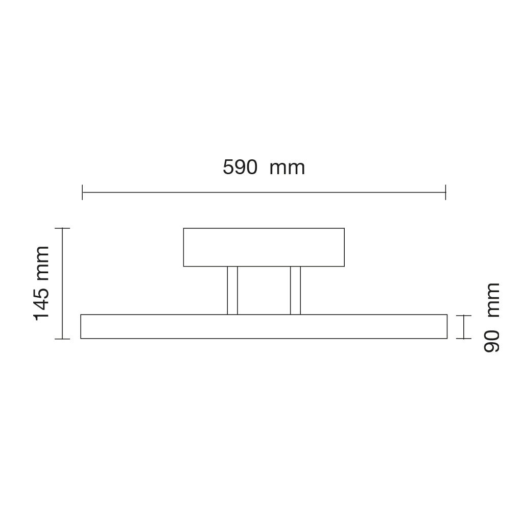 Applique led per specchio bagno 12w con copertura opacizzata luce bianca 6000k