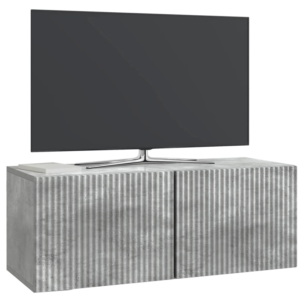 Mobile Porta TV da Muro Grigio Cemento 78,5 x 31 x 30 cm