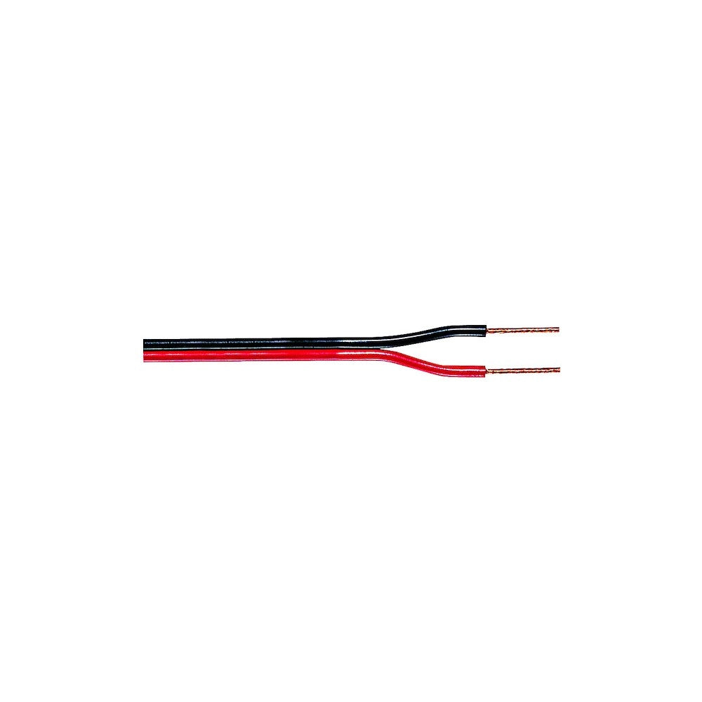 Piattina bipolarizzata 2x0,75mm² cavo rosso e nero bobina da 100m