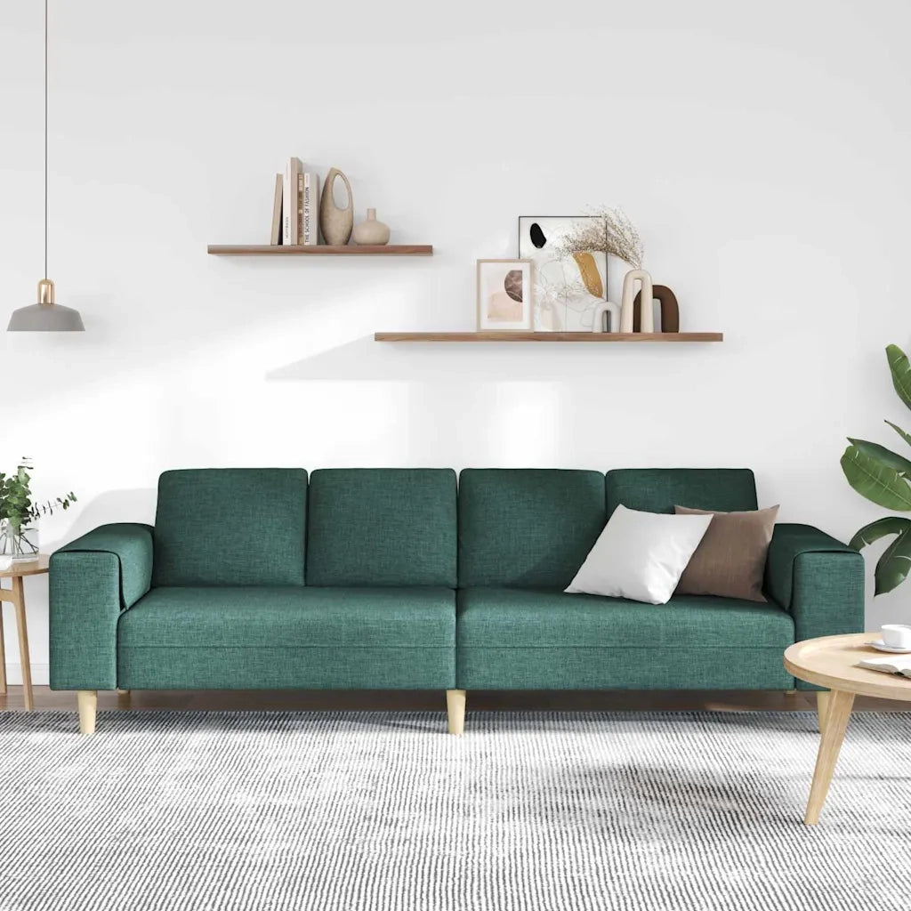 Set di divani Verde scuro Tessuto