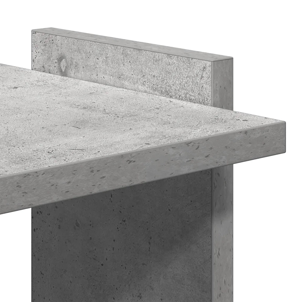 Libreria 3 Ripiani Grigio Cemento 60x30x120 cm Multistrato 860268