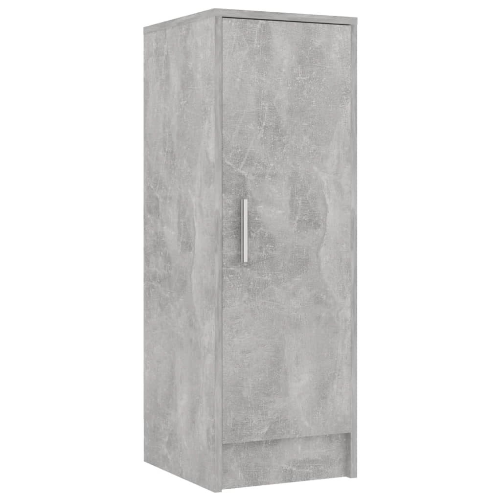 Scarpiera mobile contenitore per scarpe mobile per ingresso/corridoio/soggiorno 32 x 35 x 92 cm legno ingegnerizzato grigio 02_0021811