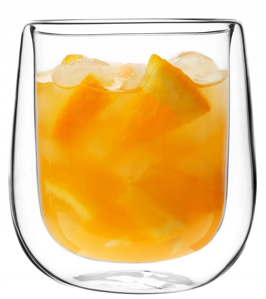 Set di 2 bicchieri termici a doppia parete KADAX da 260 ml per caffè, tè e latte.