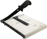 Taglierine Carta A3 B4 A4 - Taglio efficiente - 1 pezzo - Bianco - Metallo - 32,5 x 25,5 x 3 cm