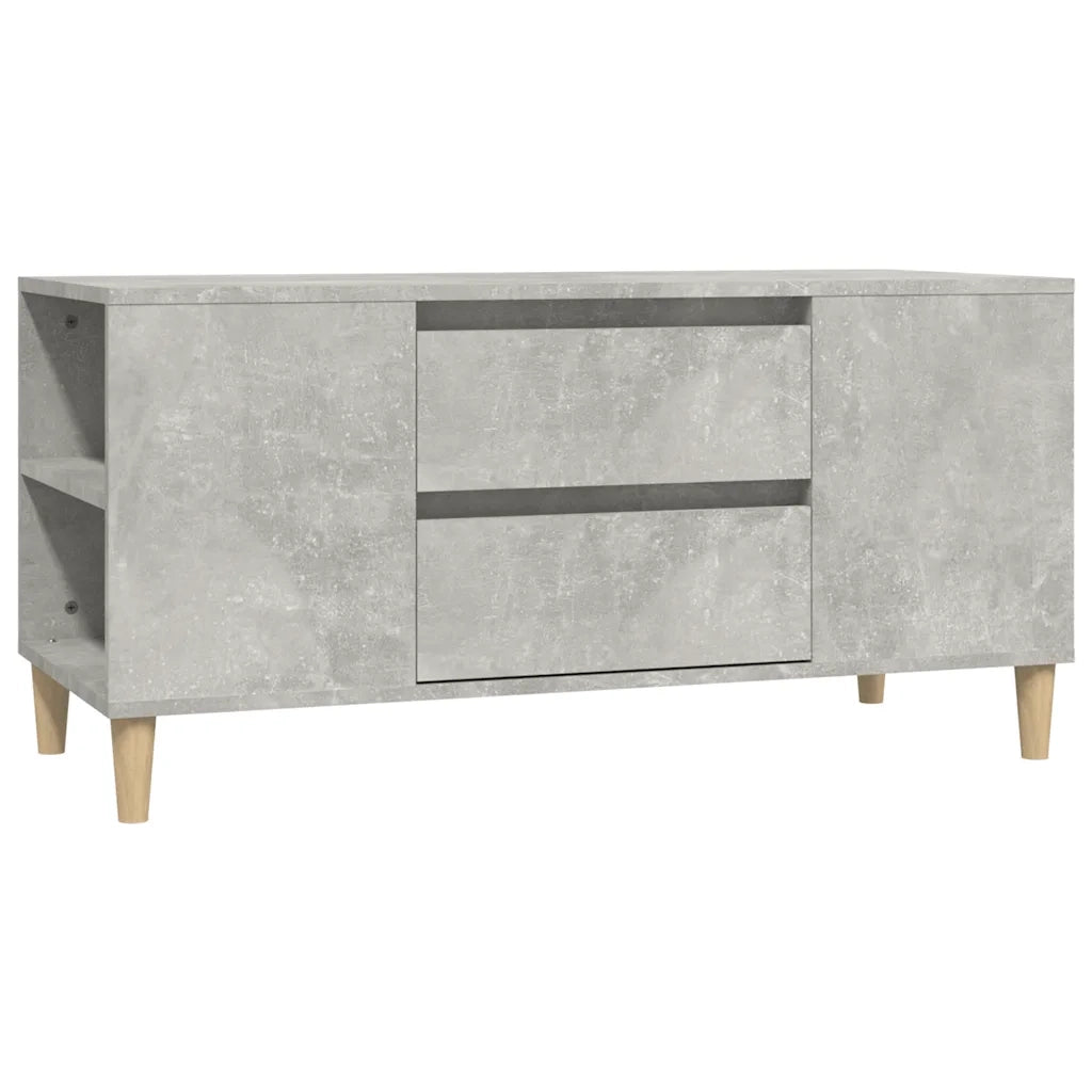 Mobile per TV Grigio Cemento 102x44,5x50 cm Legno Multistrato cod mxl 26866