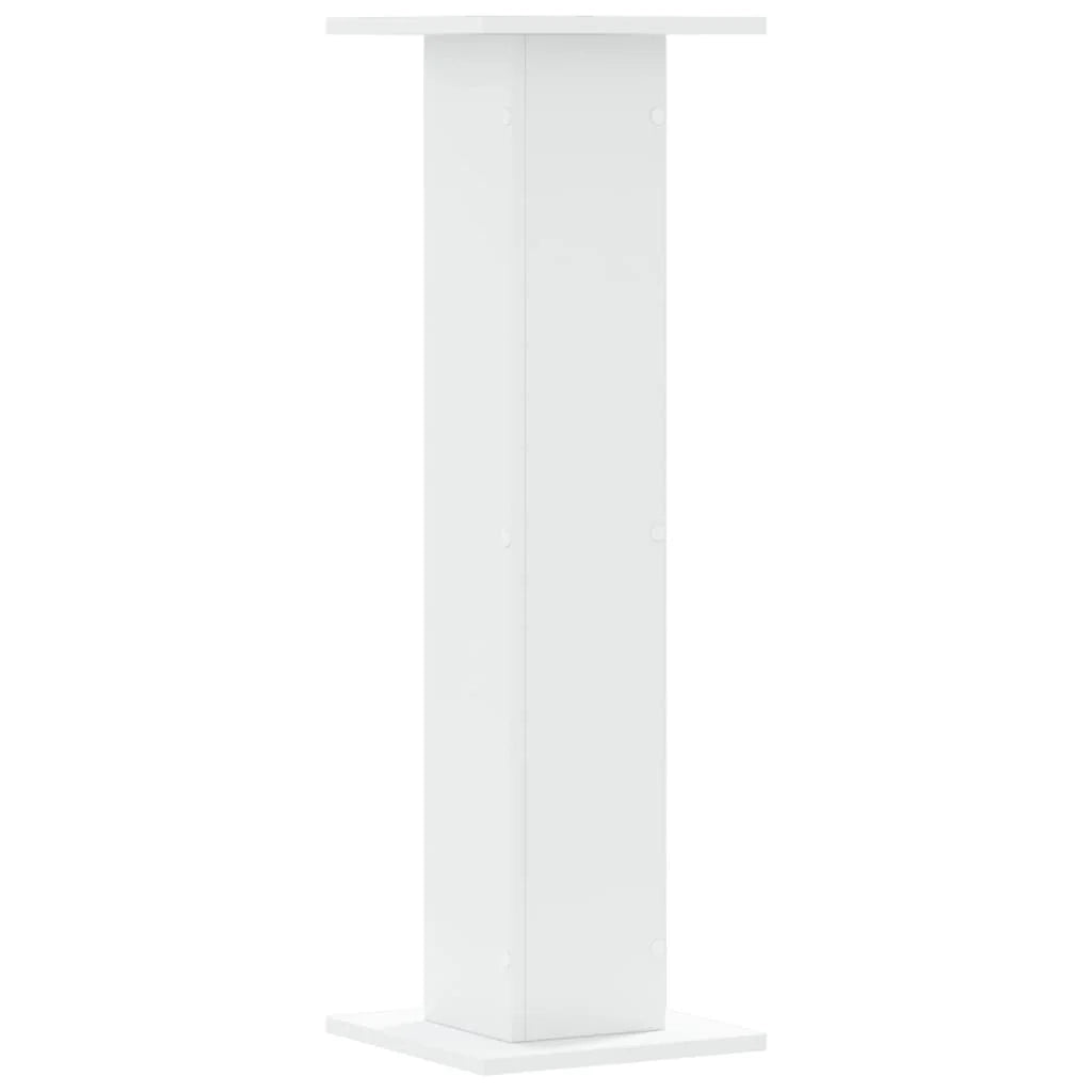 Portavasi mobili per fiori set da 2 30 x 30 x 95 cm legno ingegnerizzato bianco 02_0045283