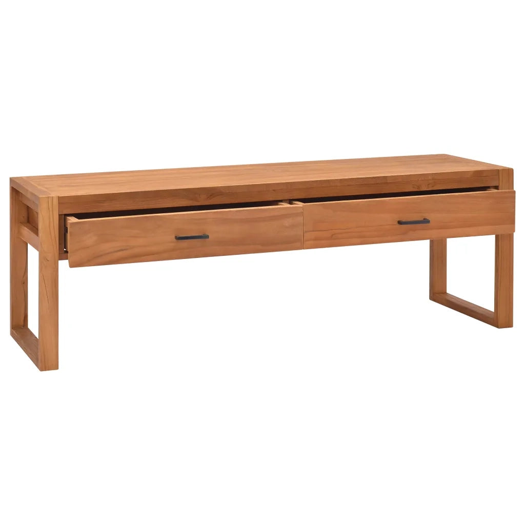Mobile TV-Mobile per TV-Credenza TV 140x40x45 cm in Legno di Teak 791078